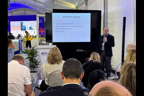 Chemical Engineer & University Lecturer, Polytechnic University of Catalonia leads workshop on Circular Economy Strategies and Indicators for Sustainable Port Development.